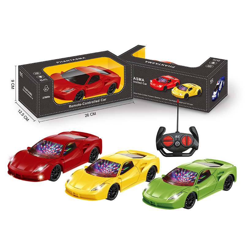 Método de coche deportivo con lámpara 3D (color aleatorio)