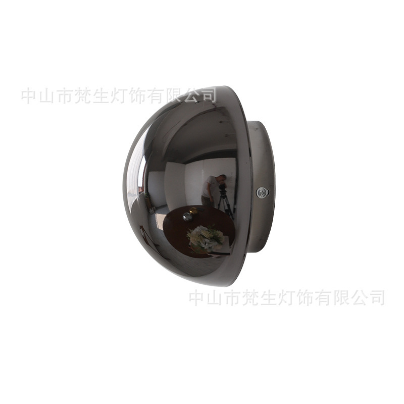 軽豪華シンプル中古クロムメッキ隕石小半円天井ランプ芸術宇宙風ベッドサイド廊下装飾照明器具|undefined