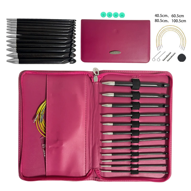 Лидер продаж, кольцо ручной работы, игольчатый костюм, съемная удлиненная шерстяная игла, игла для свитера с одной головкой и аксессуарами