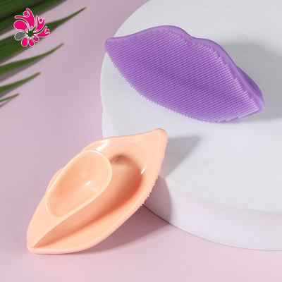 创意面部清洁硅胶洁面刷 厂家批发美容用具脸部清洁手动洗脸刷