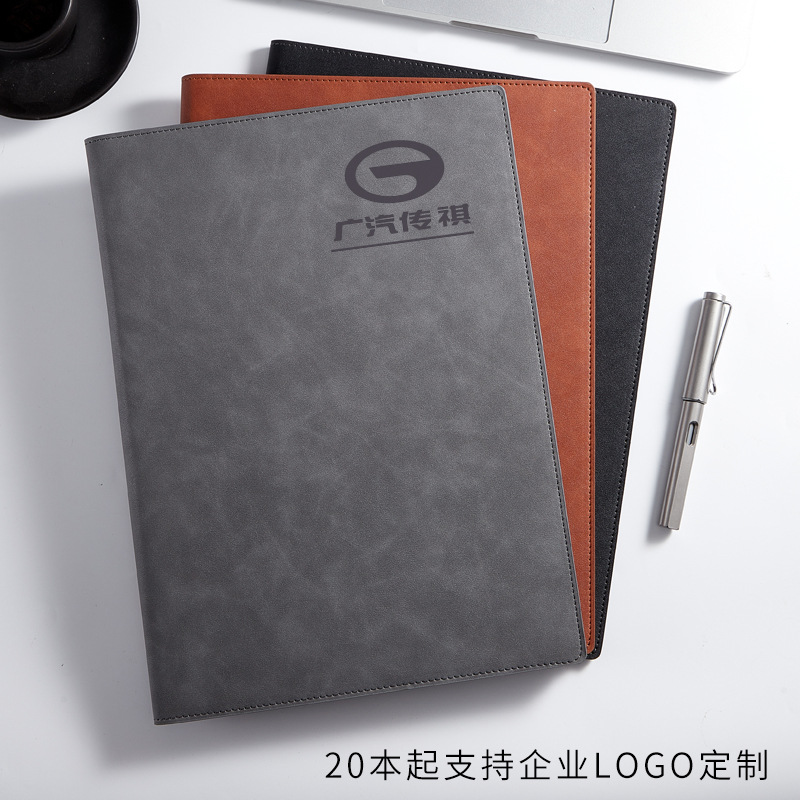 Venta al por mayor A4 carpeta Oficina de almacenamiento de facturas cuero de Negocios Oficial documento Gerente de Ventas carpeta contrato firma libro en stock