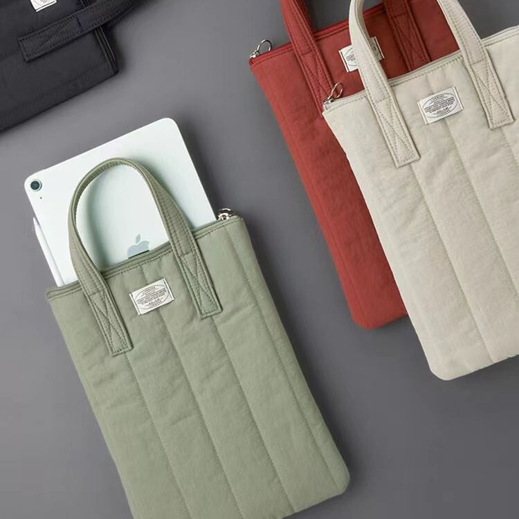 Space Cotton Satchel Soft Bubble Wrap 11inch iPad Pro Tablet Keyboard 13inch Laptop Bag