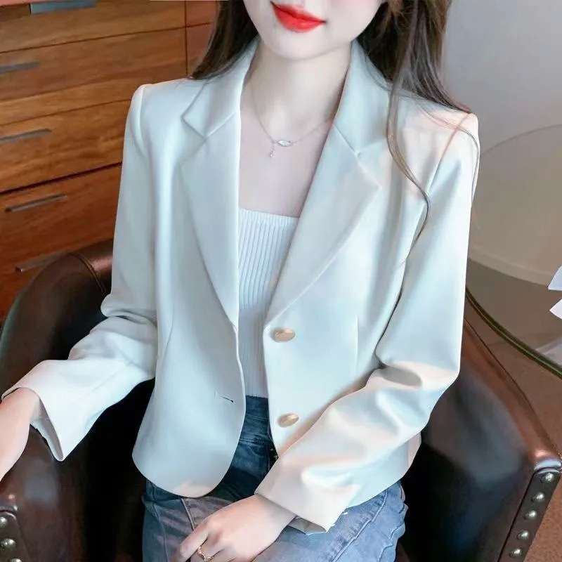 小个子短款西装外套女2025秋季新款时尚气质小西服设计感小众上衣|undefined