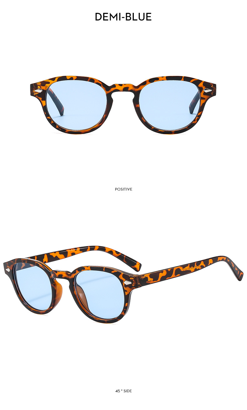 24g Weight Full Frame Glasses Structure Sunglasses Classification Ac, UV400 Protection Lens Material Round Frame Glasses Style Outdoor, Travel Occasion Solid Color Pattern Men's Gender IG Style, Streetwear Style Grey, Black Color IG Style Streetwear Solid Color Ac UV400 Protection Round Frame Full Frame Men's Sunglasses 18