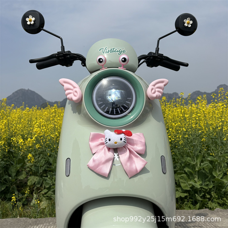Tailg Accessories Electric Vehicle Decoration Accessories 2025 Niu Electric Car Modification Helmet Stickers Emma Metaverse