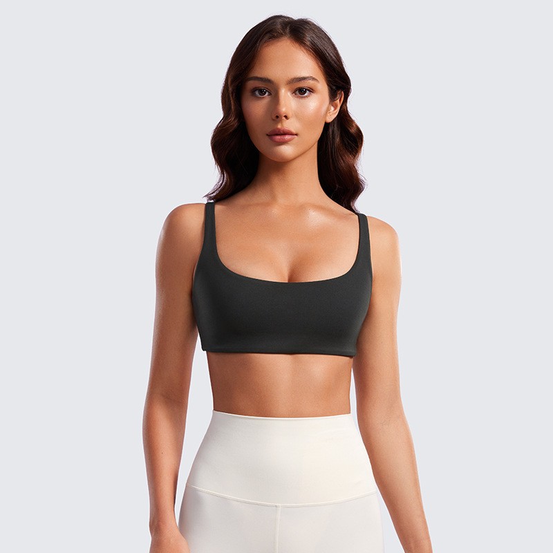 Nuevo sostén de yoga mujer belleza espalda correr con cojín de pecho ropa interior deportiva desnuda sensación de fitness chaleco transpirable