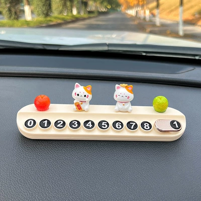 Nömrəli dayanma kartı, Cars, Phone Number Plate for Moving - red-orange-green-and-orange-bring-in-wealth-and-treasure-beige-free-aromatherapy-stick-number