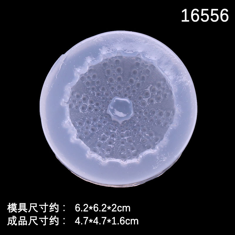 Espejo serie Marina 5 Concha cristal espejo epoxi molde DIY Concha UV pegamento decorativo AB pegamento molde