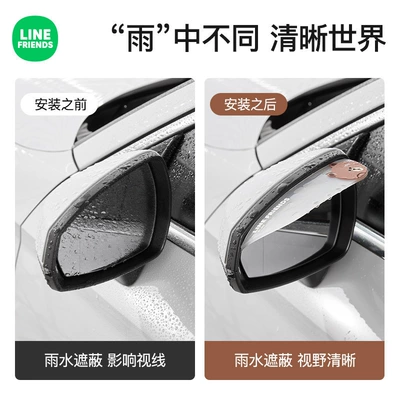 Mirror, Reversing Mirror, Car Window Rain – Rearview mirror rainproof sticker