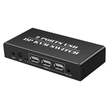 �羳DP KVM 2 Ports USB Switcher ���Mһ��DP�����ГQ��4K 60HZ