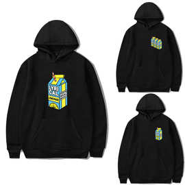 跨境 lyrical lemonade柠檬系列饶舌吸管music 男女帽衫现货批发