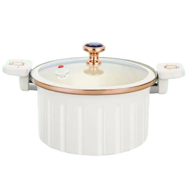 Римская кастрюля-пот Micro Pressure Cooker с антипригарным стеклянным крышкой, с двумя ручками, большого объема