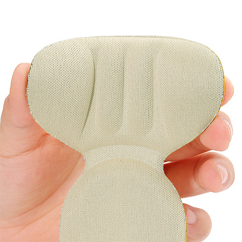 Factory direct sales T-shaped two-in-one heel sticker foam half-size pad thickened anti-slip anti-wear heel pad for high heels