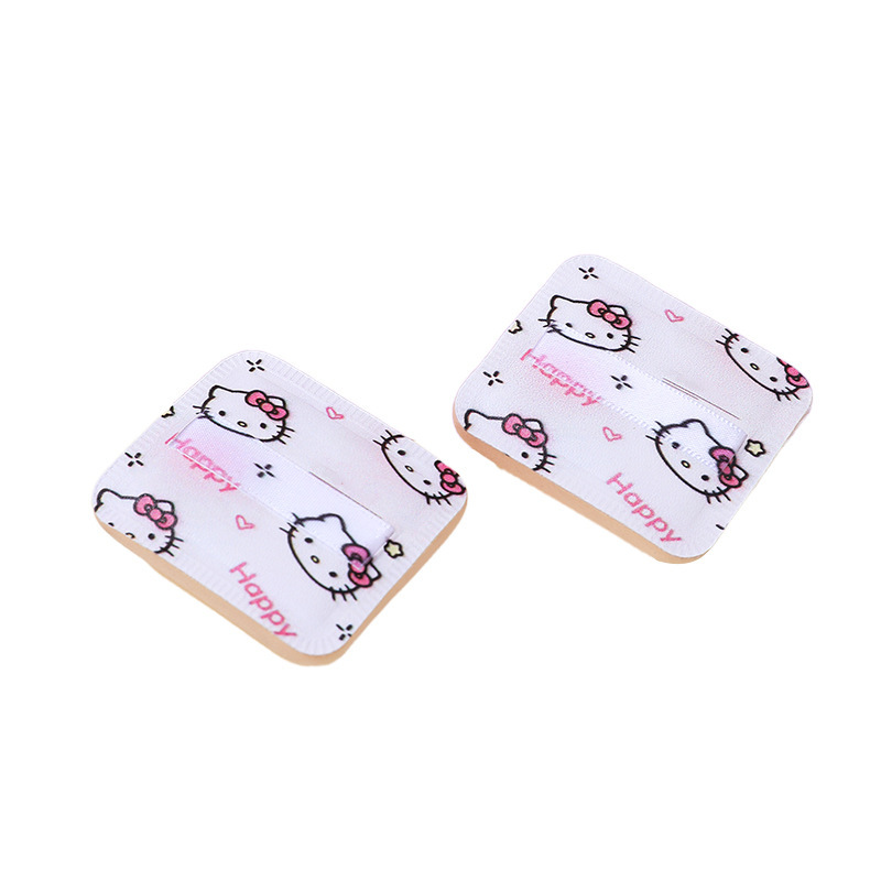 Fábrica personalizada KT gato algodón de azúcar soplo no come polvo súper suave esponja de maquillaje cuadrado colchón de aire herramientas de belleza al por mayor
