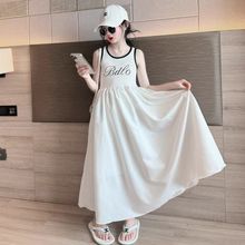 女童连衣裙夏季背心长裙儿童夏款无袖背心裙子女孩夏装洋气公主裙