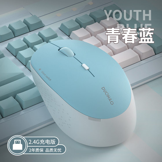 Factory direct batch type-c charging mute wireless cute laptop tablet for business office mouse