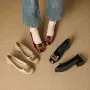 浅口中跟新款春秋季女鞋