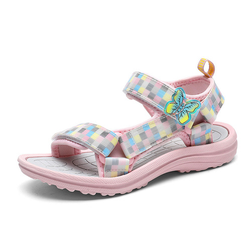 Girls sandals cross-border kid shoe summer new Southeast Asian children's sandals wholesale beach shoes princess shoes