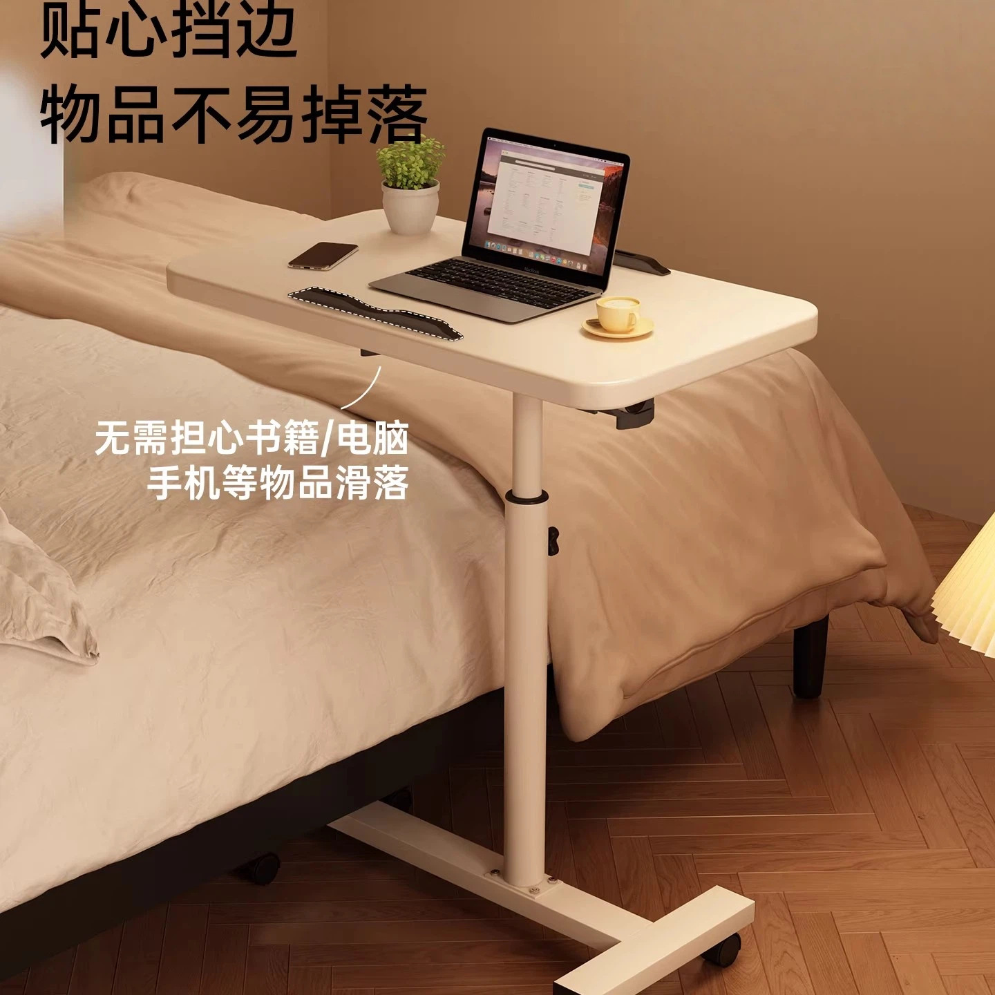 Mesa de té de balcón móvil elevable mesa de té de pequeño tipo de casa simple y moderna mesa de computadora plegable