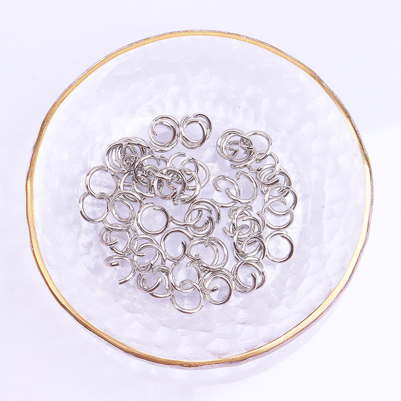 金属メッキ開口部閉口リング部品鉄リング手作りdiyアクセサリーシール油ニッケルなし卸売り|undefined