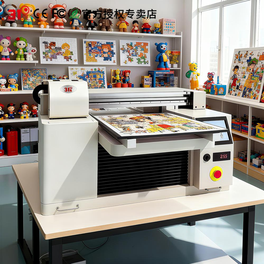 Small A3 Uv Printer for Plastic Phone Cases, Puzzle Decoration, Painting, Toys, Trendy Badges, and Inkjet Printing Machine