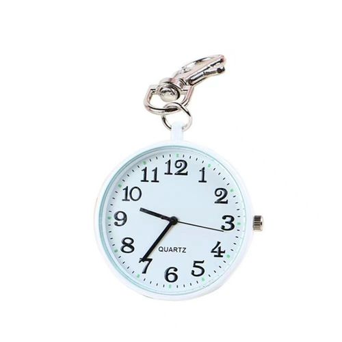 Examination quartz watch waterproof pocket watch large number clear luminous watch keychain hanging watch nurse watch student