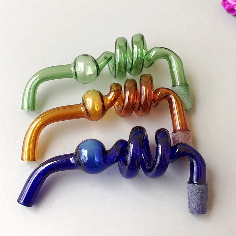 Colored Glass Spiral Cigarette Holder Hookah Shisha Tobacco/Cigarette Dual-Purpose Washable Colored Glass Spiral Cigarette Holder Hookah Shisha Tobacco/Cigarette Dual-Purpose Washable