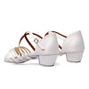 White children's dancing footwear, wholesale