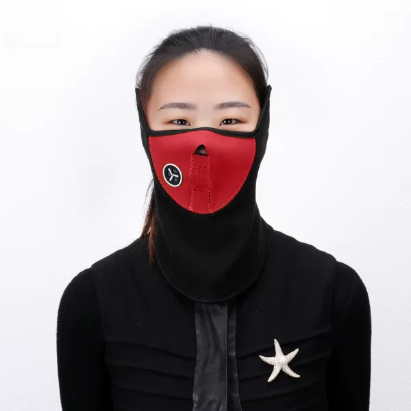 Winter Cycling Warm Mask Bicycle Hood Ski Mask Outdoor Thickened Cycling Mask Face Mask