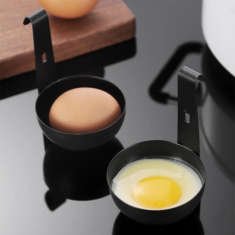 シェフ専用ノンスティックゆで卵器 大型ゆで卵器 ロングハンドルフック 多機能ゆで卵耳掛け式ゆで卵器|undefined