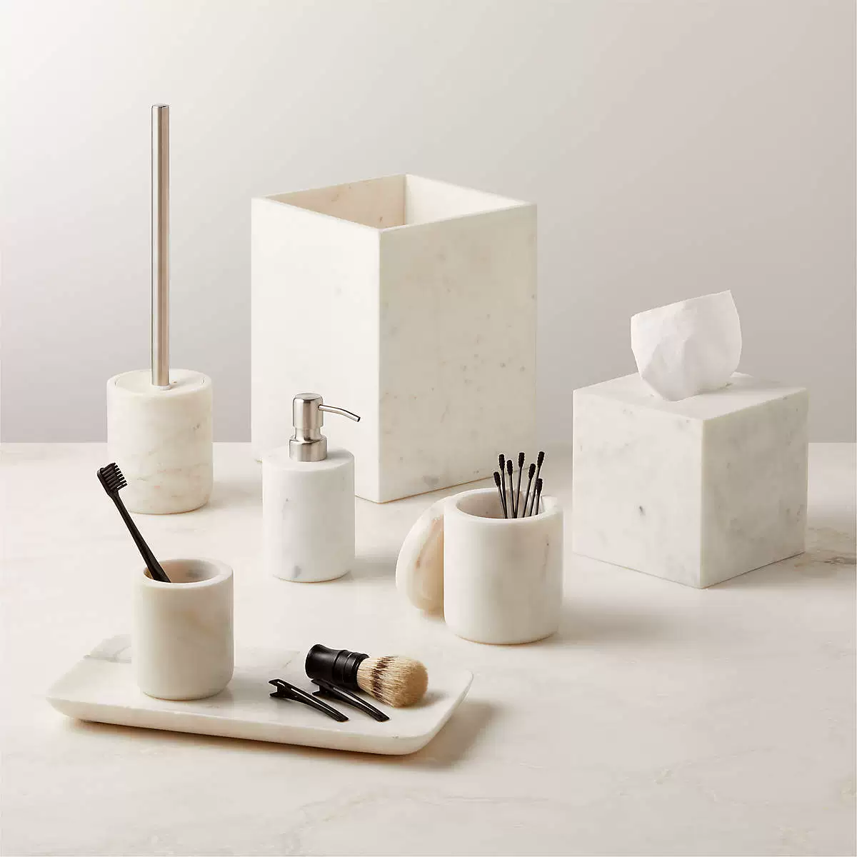 Органическая мраморная гигиеническая полоскалка для полости рта, салфетки, набор высокого класса, стиль световой роскоши