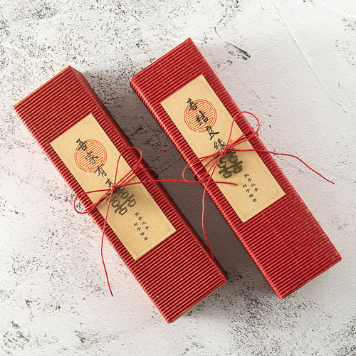 Personalized scroll retro invitation wedding creative invitation Chinese traditional Chinese style wedding invitation
