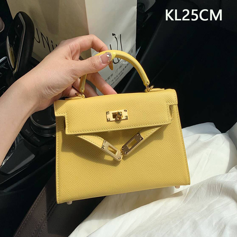 KL25 sm ikiqat dəri qadın çantası, krossbody model