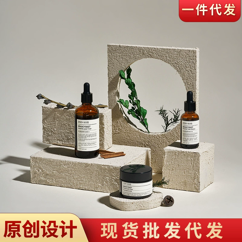 Оригинальная белая текстура геометрия для фотографирования реквизит маленький украшение ins косметический натюрморт фотография фоновая доска украшения