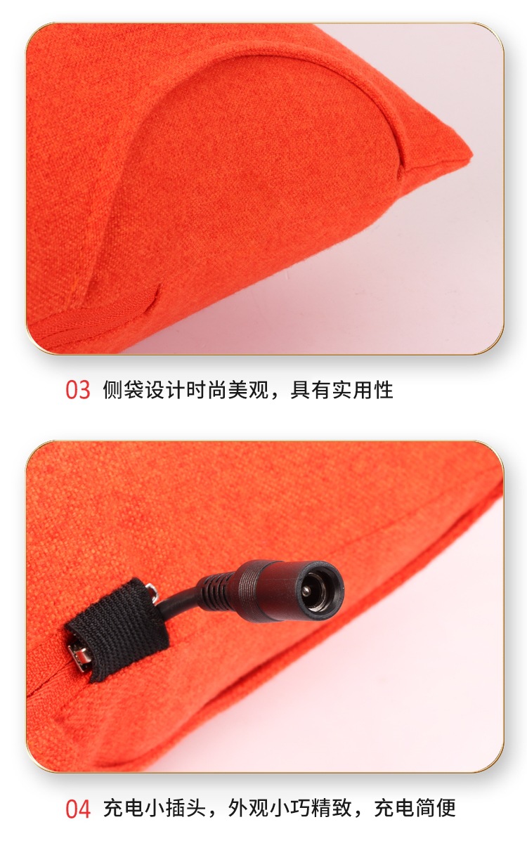 4S Store Same Style Genuine Massage Cushion Pillow Car Office Home Waist Massager Cervical Spine Back Others