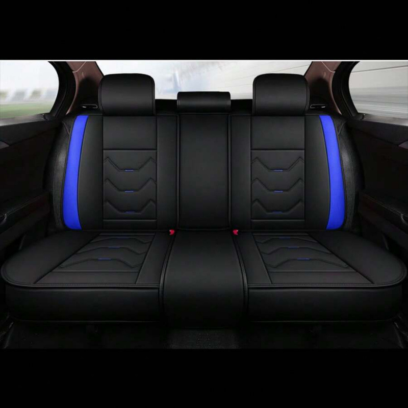 Cuerpos de cuero delantero trasero 5 asientos conjunto completo