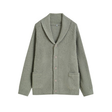 无印男士发热毛毛纱家居服女连帽开衫良品居家睡衣保暖卫衣睡裤