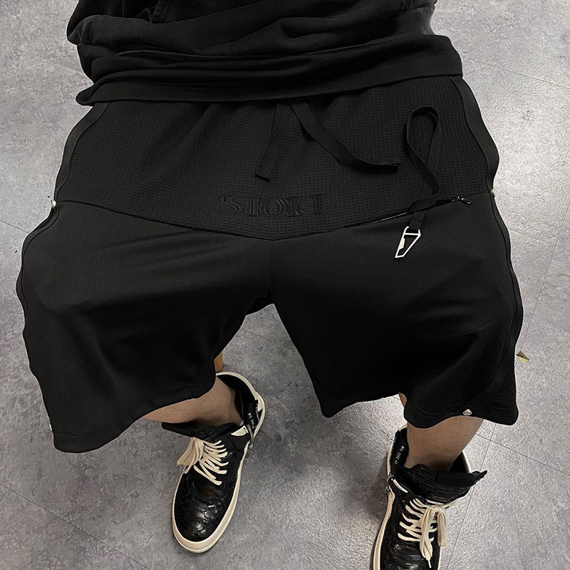 Trendy Brand undermycar Niche High Street Zipper Tooling Multi-Pocket Functional Stitching Loose Shorts Men's Shorts