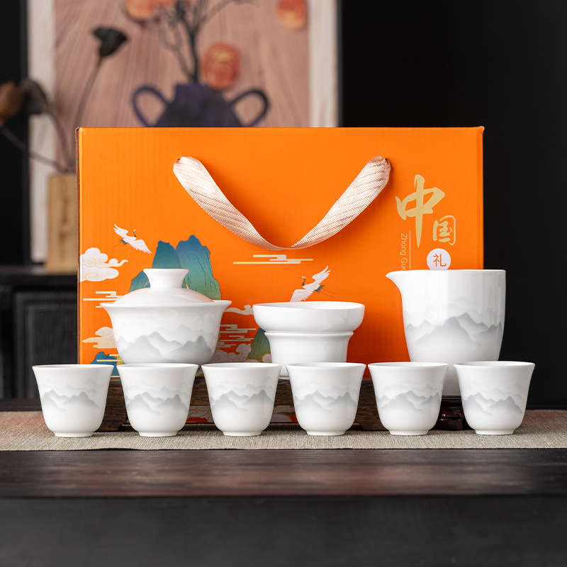 Kung Fu Tea Set Company Reunión Anual Regalos de Negocios Corporativos Hotel Aniversario de Inauguración Regalo