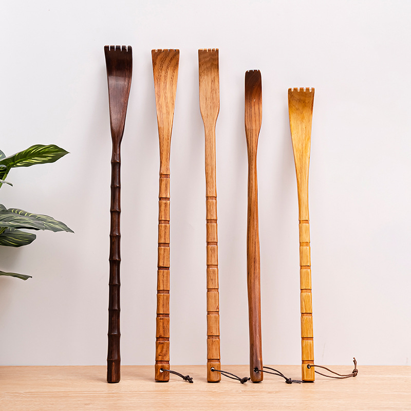 Household back scratcher scratching rake for the elderly happy scratching wholesale wooden handle tickling scratching wooden scratching does not ask for scratching