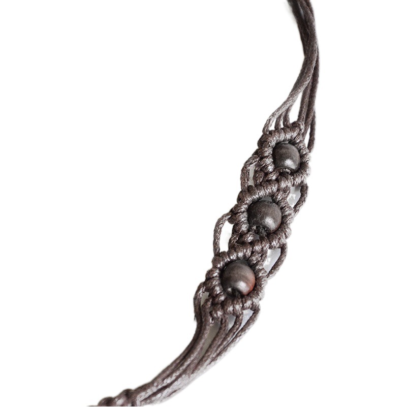 Cuerda de cintura tejida a mano de estilo étnico bohemio para mujer nueva correa de moda personalizada Cadena de cintura para mujer al por mayor