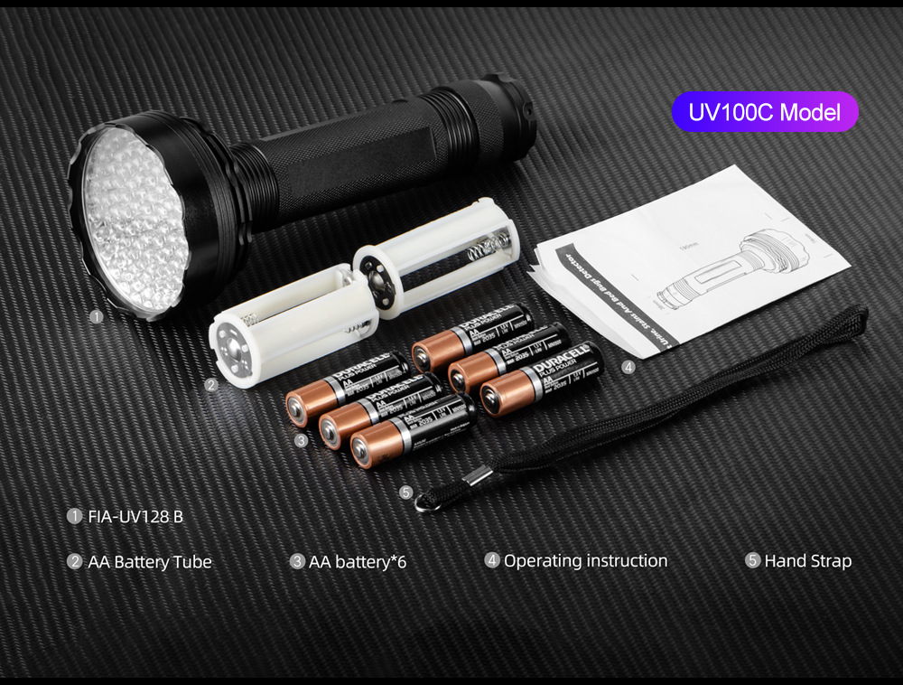 Cross-Border Uv Purple Light Flashlight Factory Wholesale Counterfeit Money Detector Fluorescent Mask Detection Lamp Pet Urine Stain Ultraviolet Lamp