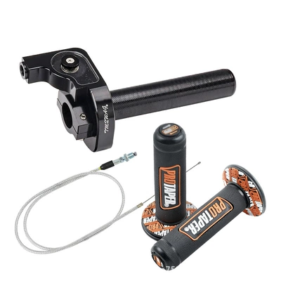 cable accelerator KLX, Motorcycle Handle Cover - black-large-twist-throttle-line-handle-sleeve