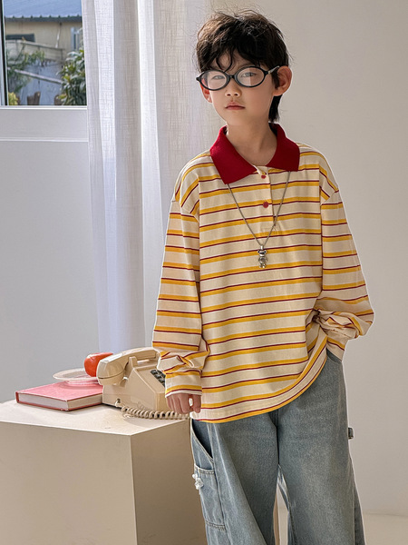 Children's autumn polo for boys