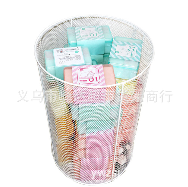 现货 毛绒玩具展示架尚优凡品促销圆形金属垃圾桶 钢木优品货架