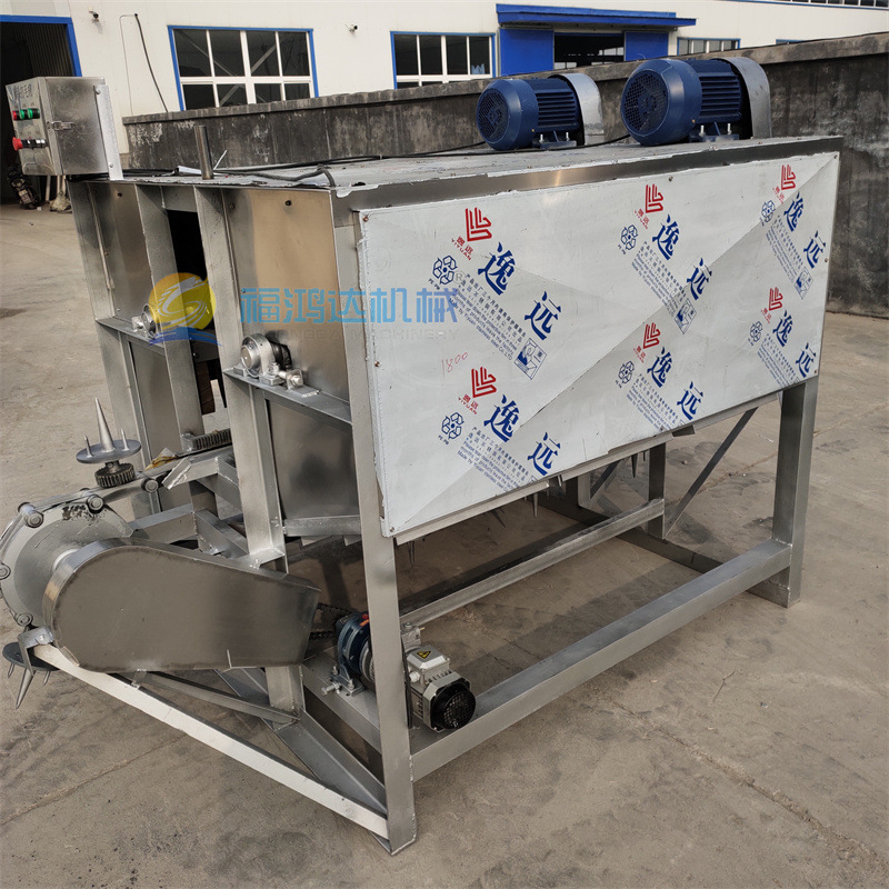 生猪屠宰设备 猪头连续打毛机 11座猪头脱毛机 牲畜屠宰设备