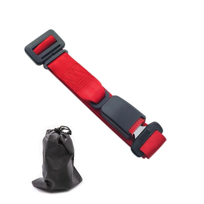 Car seat belt Protection for Overweight People, Anti-Pressure Belly - red-push-button-maternity-safety-belt-non-woven-bag