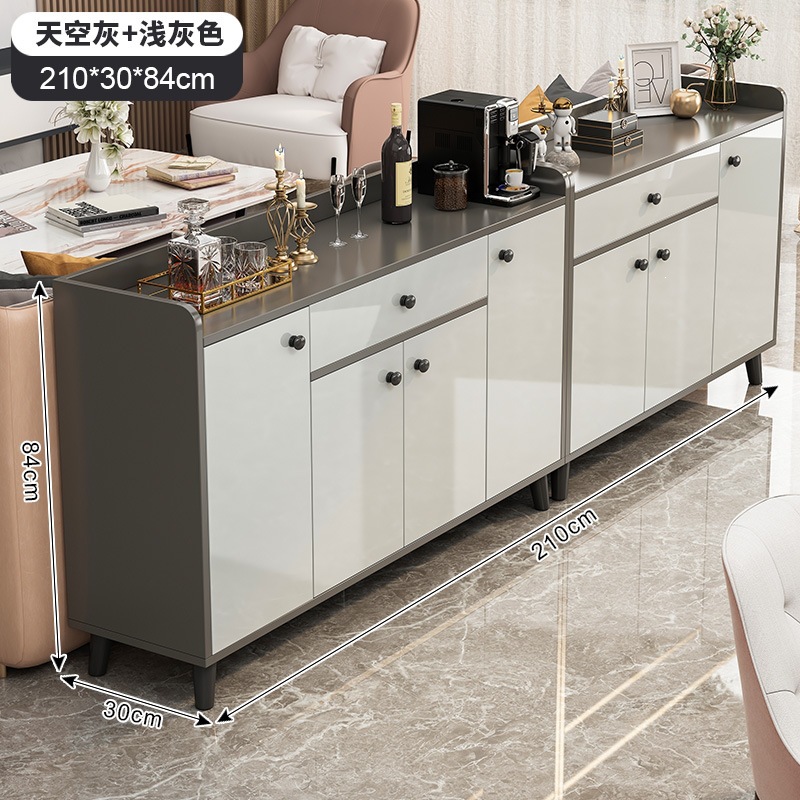 Fábrica de venta directa armario de té armario de comedor armario moderno simple sala de estar contra la pared integrada caja de almacenamiento