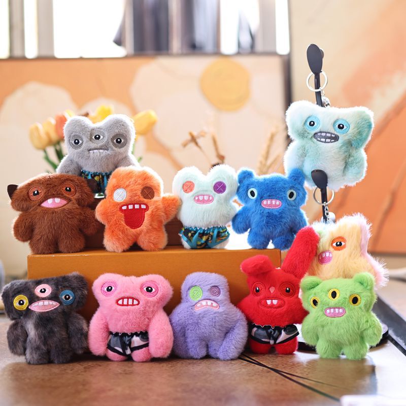 クロスボーダーかわいい大きな歯かわいいモンスターペンダントぬいぐるみ人形バッグペンダントキーホルダー布人形|undefined