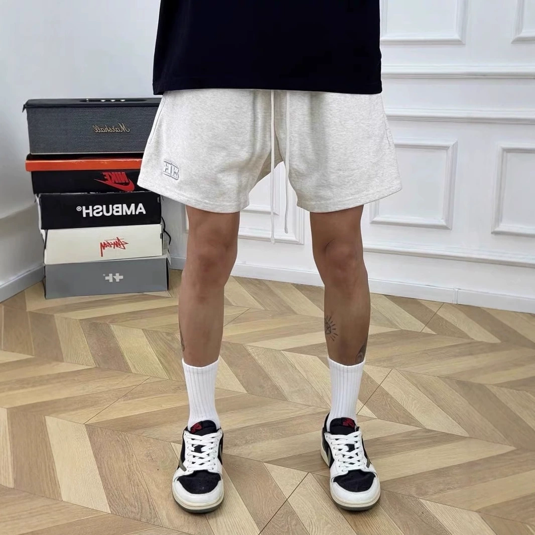 Американский ретро минималистский летний тяжелый американский шорты для мужчин и женщин спортивные укороченные брюки свободные дикие брюки